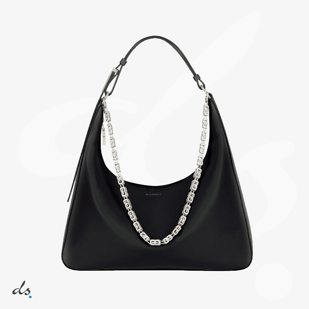 amizing offer GIVENCHY Medium Moon Cut Out bag in leather Black