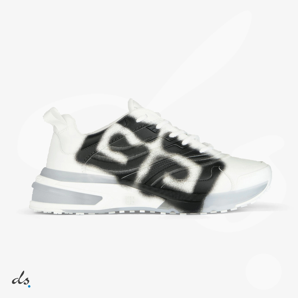 amizing offer GIVENCHY GIV 1 sneakers in leather with tag effect print White and grey