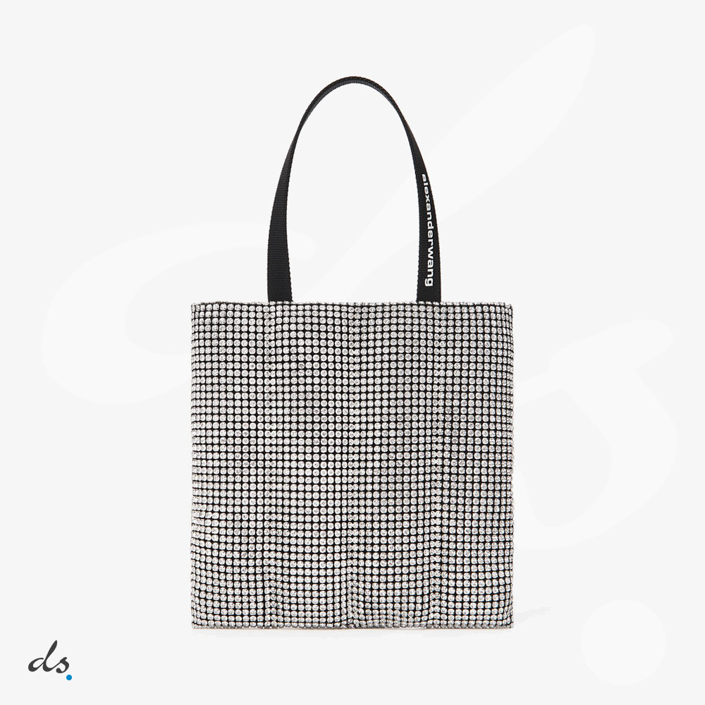 amizing offer Alexander Wang Bag heiress quilted tote in rhinestone mesh