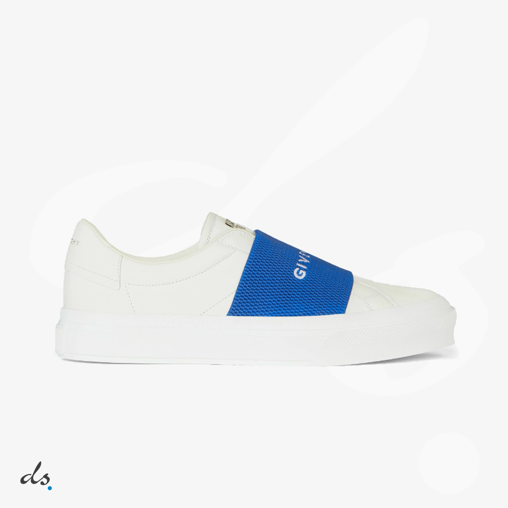 amizing offer GIVENCHY Sneakers in leather with GIVENCHY webbing Blue
