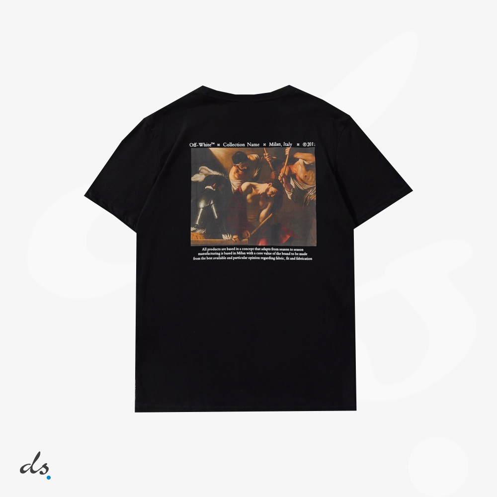 amizing offer Off-White Caravaggio Crownin Tee Black