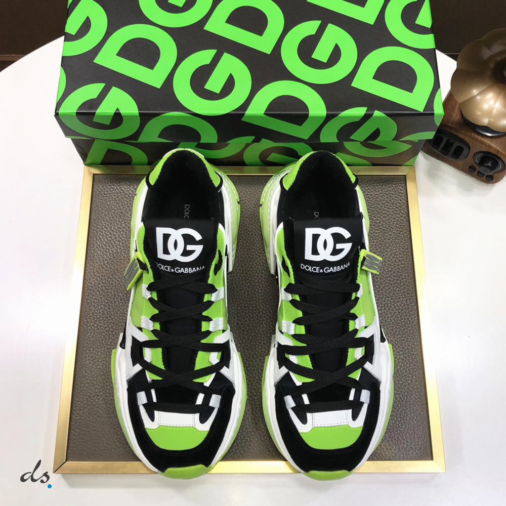 Dolce & Gabbana D&G Mixed-material Airmaster sneakers Green (3)
