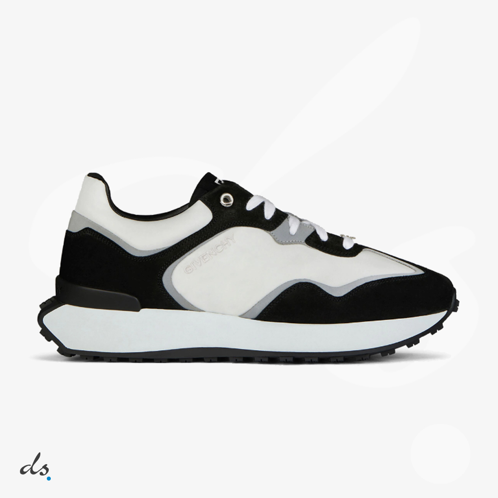 amizing offer GIVENCHY GIV Runner sneakers in suede, leather and nylon Black