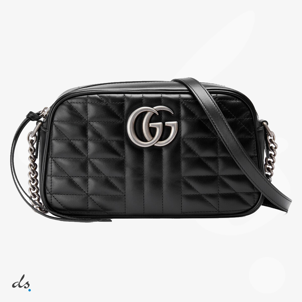 Gucci GG Marmont small shoulder bag Black (1)