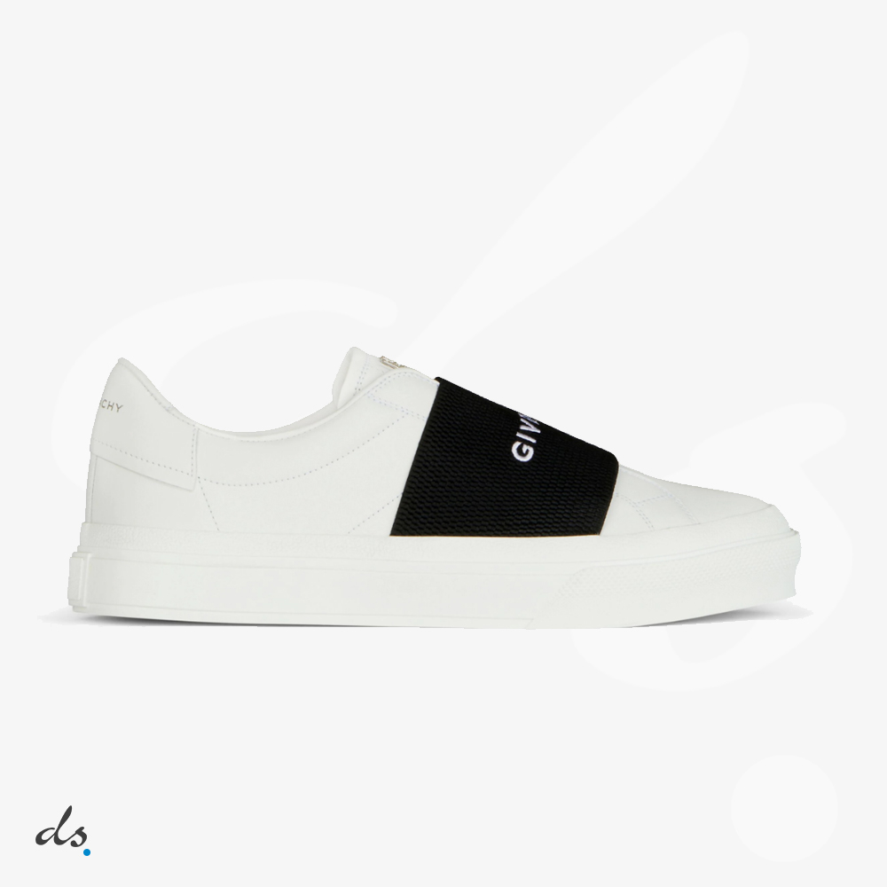 amizing offer GIVENCHY Sneakers in leather with GIVENCHY webbing White