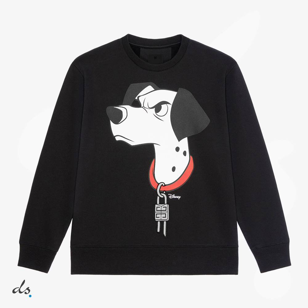 GIVENCHY Slim fit 101 Dalmatians sweatshirt in embroidered felpa (1)