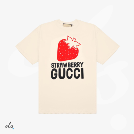 Gucci Strawberry cotton T-shirt