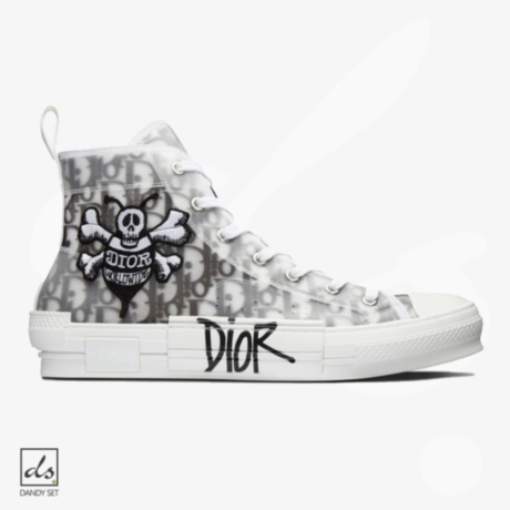 DIOR AND SHAWN B23 HIGH TOP BEE EMBROIDERY