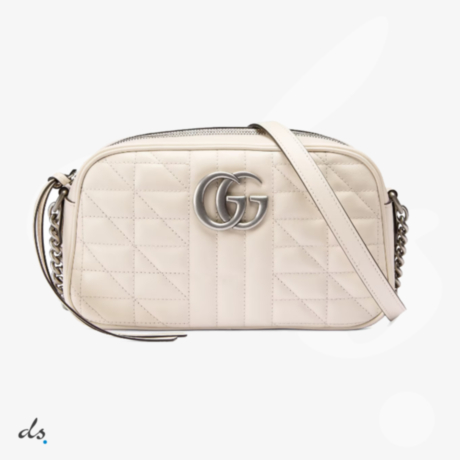 Gucci GG Marmont small shoulder bag White