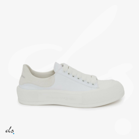 Alexander McQueen Deck Lace-up Plimsoll in White