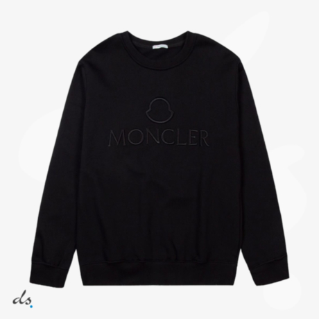 Moncler Logo Outline Embroidered Sweatshirt
