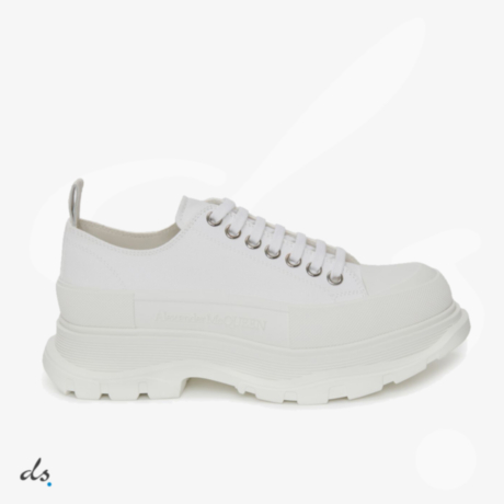 Alexander McQueen Tread Slick Lace Up in White