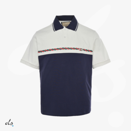Gucci Cotton jersey polo with Interlocking G