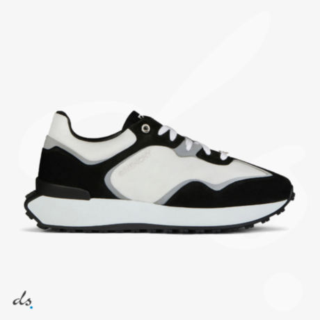 GIVENCHY GIV Runner sneakers in suede, leather and nylon Black